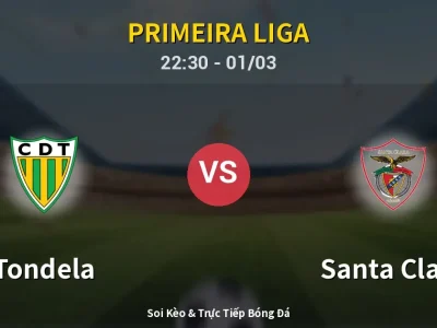 🔴 Trực Tiếp: Tondela 0-0 Santa Clara – Link Xem Primeira Liga (Full HD)