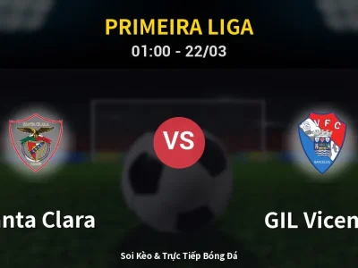 Kết Quả: Santa Clara 1-0 GIL Vicente – Highlight & Bàn Thắng | Primeira Liga