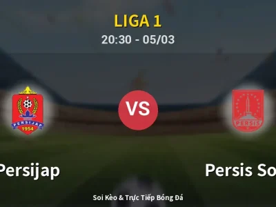 🔴 Trực Tiếp: Persijap 0-0 Persis Solo – Link Xem Liga 1 (Full HD)