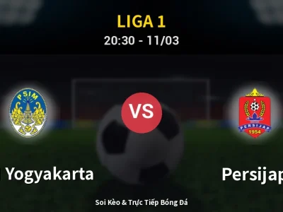 🔴 Trực Tiếp: PSIM Yogyakarta 2-2 Persijap – Link Xem Liga 1 (Full HD)