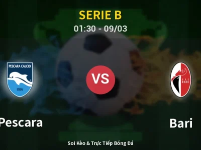 Kết Quả: Pescara 4-0 Bari – Highlight & Bàn Thắng | Serie B