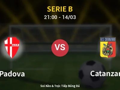 🔴 Trực Tiếp: Padova 0-2 Catanzaro – Link Xem Serie B (Full HD)