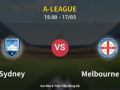 Kết Quả: Sydney 0-1 Melbourne City – Highlight & Bàn Thắng | A-League
