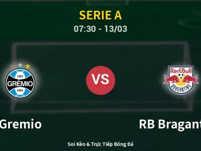 Kết Quả: Gremio 1-1 RB Bragantino – Highlight & Bàn Thắng | Serie A