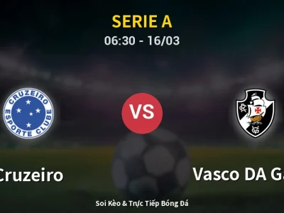 Kết Quả: Cruzeiro 3-3 Vasco DA Gama – Highlight & Bàn Thắng | Serie A