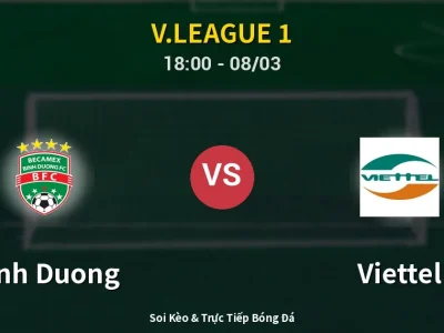 Kết Quả: Binh Duong 1-3 Viettel – Highlight & Bàn Thắng | V.League 1