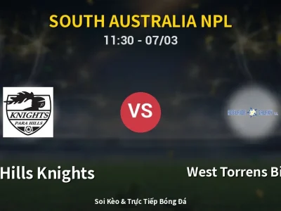 Kết Quả: Para Hills Knights 2-2 West Torrens Birkalla – Highlight & Bàn Thắng | South Australia NPL