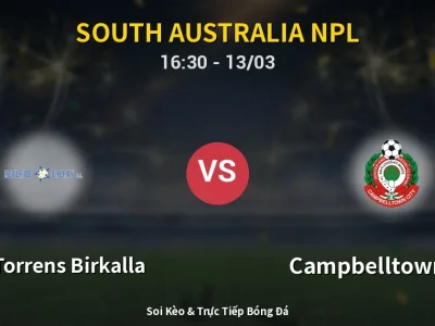 Kết Quả: West Torrens Birkalla 3-2 Campbelltown City – Highlight & Bàn Thắng | South Australia NPL