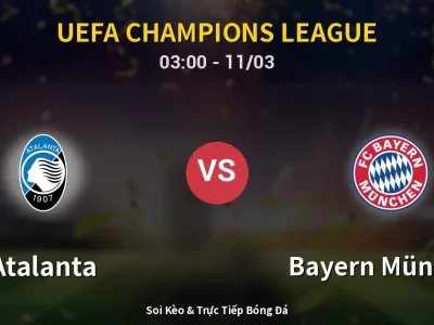 Kết Quả: Atalanta 1-6 Bayern München – Highlight & Bàn Thắng | UEFA Champions League
