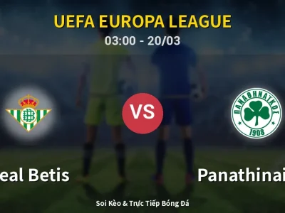 Kết Quả: Real Betis 4-0 Panathinaikos – Highlight & Bàn Thắng | UEFA Europa League