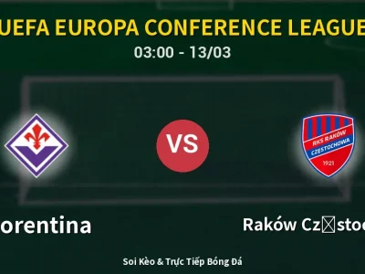 Kết Quả: Fiorentina 2-1 Raków Częstochowa – Highlight & Bàn Thắng | UEFA Europa Conference League
