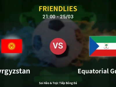 Soi Kèo Kyrgyzstan vs Equatorial Guinea – 21:00 25/03 | Nhận Định, Dự Đoán Tỷ Số