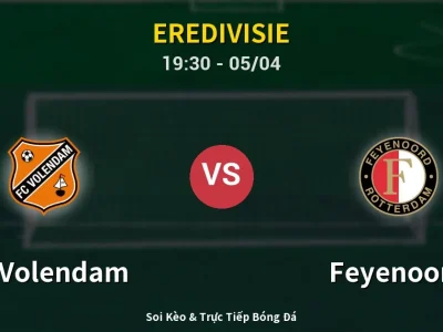Soi Kèo FC Volendam vs Feyenoord – 19:30 05/04 | Nhận Định, Dự Đoán Tỷ Số