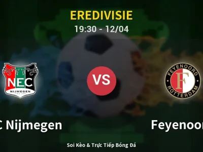 🔴 Trực Tiếp: NEC Nijmegen 0-0 Feyenoord – Link Xem Eredivisie (Full HD)