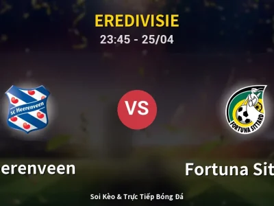 Soi Kèo Heerenveen vs Fortuna Sittard – 23:45 25/04 | Nhận Định, Dự Đoán Tỷ Số
