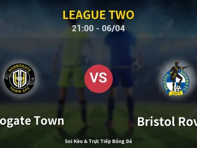 Soi Kèo Harrogate Town vs Bristol Rovers – 21:00 06/04 | Nhận Định, Dự Đoán Tỷ Số