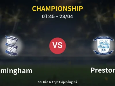 Kết Quả: Birmingham 2-1 Preston – Highlight & Bàn Thắng | Championship