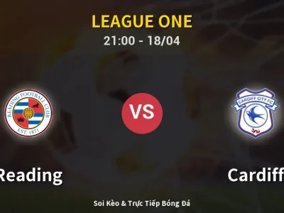 Soi Kèo Reading vs Cardiff – 21:00 18/04 | Nhận Định, Dự Đoán Tỷ Số