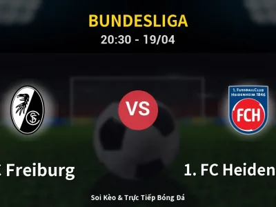 🔴 Trực Tiếp: SC Freiburg 0-0 1. FC Heidenheim – Link Xem Bundesliga (Full HD)