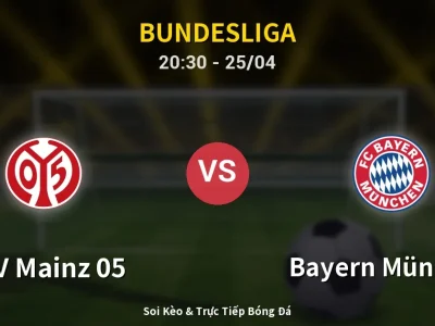Soi Kèo FSV Mainz 05 vs Bayern München – 20:30 25/04 | Nhận Định, Dự Đoán Tỷ Số
