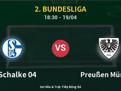 Kết Quả: FC Schalke 04 4-1 Preußen Münster – Highlight & Bàn Thắng | 2. Bundesliga