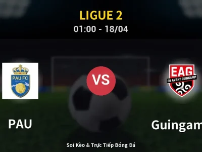Kết Quả: PAU 2-1 Guingamp – Highlight & Bàn Thắng | Ligue 2