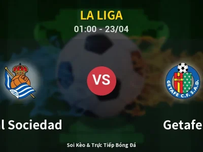 Kết Quả: Real Sociedad 0-1 Getafe – Highlight & Bàn Thắng | La Liga