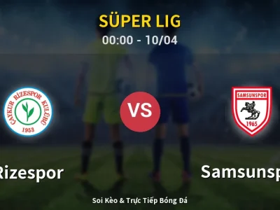 Kết Quả: Rizespor 4-1 Samsunspor – Highlight & Bàn Thắng | Süper Lig