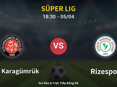 Soi Kèo Fatih Karagümrük vs Rizespor – 18:30 05/04 | Nhận Định, Dự Đoán Tỷ Số