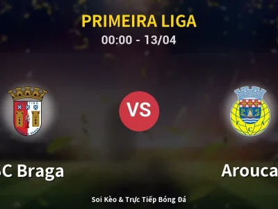 Kết Quả: SC Braga 1-0 Arouca – Highlight & Bàn Thắng | Primeira Liga