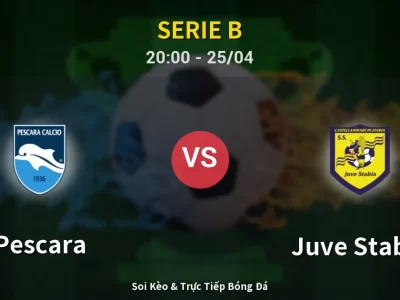 Soi Kèo Pescara vs Juve Stabia – 20:00 25/04 | Nhận Định, Dự Đoán Tỷ Số