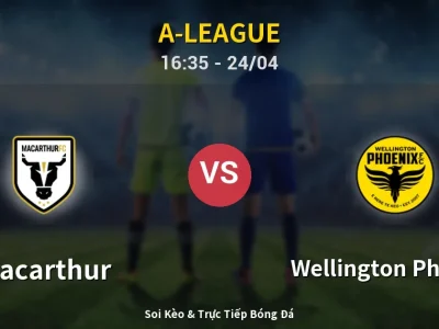 Kết Quả: Macarthur 4-0 Wellington Phoenix – Highlight & Bàn Thắng | A-League