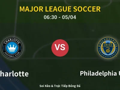 Kết Quả: Charlotte 2-1 Philadelphia Union – Highlight & Bàn Thắng | Major League Soccer