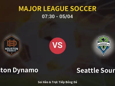 Kết Quả: Houston Dynamo 0-1 Seattle Sounders – Highlight & Bàn Thắng | Major League Soccer
