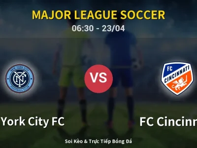 Kết Quả: New York City FC 4-4 FC Cincinnati – Highlight & Bàn Thắng | Major League Soccer