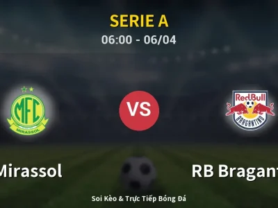 Soi Kèo Mirassol vs RB Bragantino – 06:00 06/04 | Nhận Định, Dự Đoán Tỷ Số