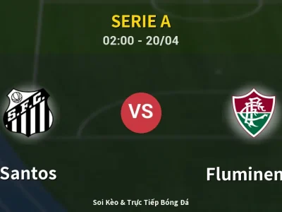 Kết Quả: Santos 2-3 Fluminense – Highlight & Bàn Thắng | Serie A