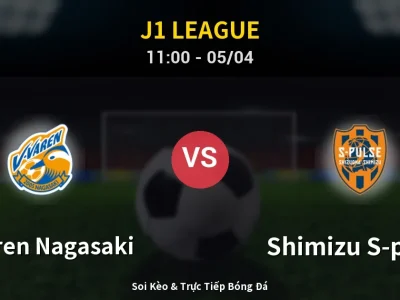 Kết Quả: V-varen Nagasaki 0-3 Shimizu S-pulse – Highlight & Bàn Thắng | J1 League