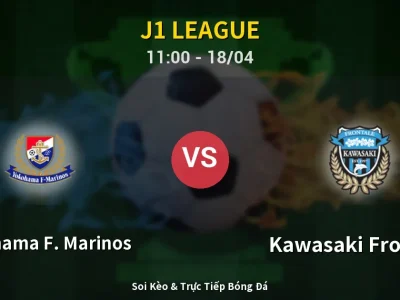 Kết Quả: Yokohama F. Marinos 1-2 Kawasaki Frontale – Highlight & Bàn Thắng | J1 League
