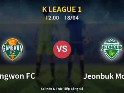 Kết Quả: Gangwon FC 1-1 Jeonbuk Motors – Highlight & Bàn Thắng | K League 1