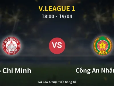 Kết Quả: Ho Chi Minh 0-3 Công An Nhân Dân – Highlight & Bàn Thắng | V.League 1