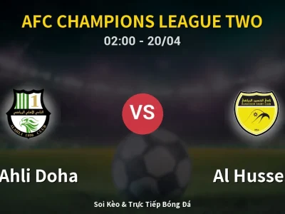 Kết Quả: Al Ahli Doha 3-1 Al Hussein – Highlight & Bàn Thắng | AFC Champions League Two