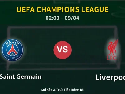 Kết Quả: Paris Saint Germain 2-0 Liverpool – Highlight & Bàn Thắng | UEFA Champions League