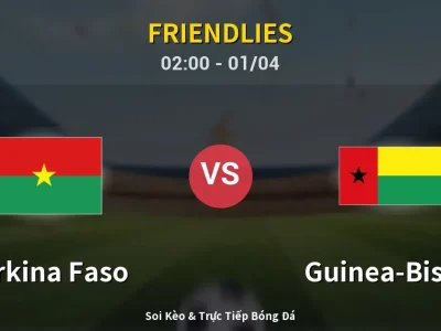 Kết Quả: Burkina Faso 1-1 Guinea-Bissau – Highlight & Bàn Thắng | Friendlies