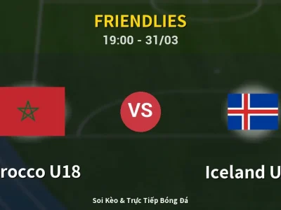 Soi Kèo Morocco U18 vs Iceland U19 – 19:00 31/03 | Nhận Định, Dự Đoán Tỷ Số