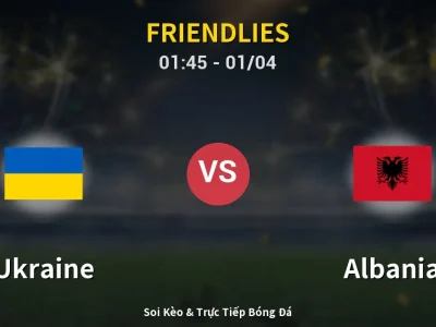 Kết Quả: Ukraine 1-0 Albania – Highlight & Bàn Thắng | Friendlies