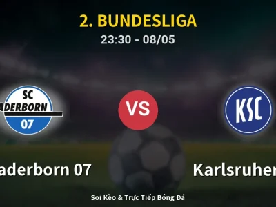 Soi Kèo SC Paderborn 07 vs Karlsruher SC – 23:30 08/05 | Nhận Định, Dự Đoán Tỷ Số