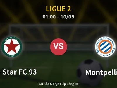 Kết Quả: RED Star FC 93 1-1 Montpellier – Highlight & Bàn Thắng | Ligue 2
