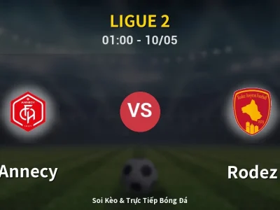Kết Quả: Annecy 1-2 Rodez – Highlight & Bàn Thắng | Ligue 2