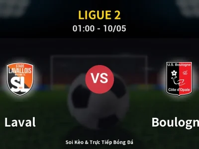 Kết Quả: Laval 2-1 Boulogne – Highlight & Bàn Thắng | Ligue 2